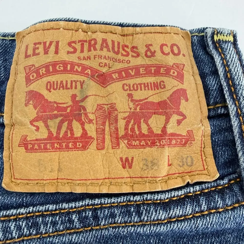 Levi's 511 Slim Fit Jeans Medium Wash W38 L30 Men's Vintage Denim
